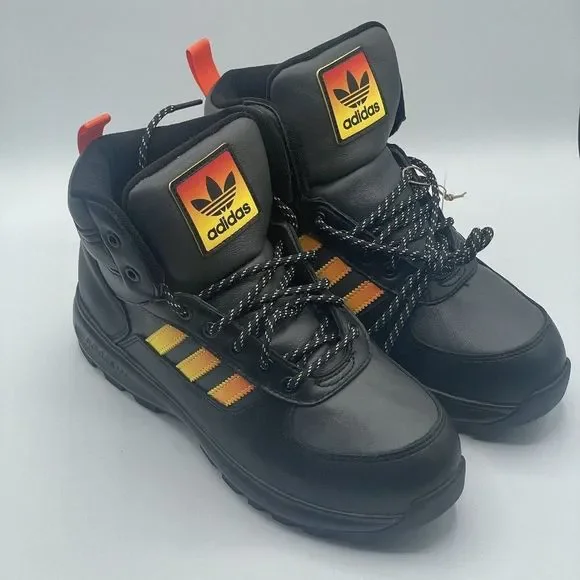 New Adidas Chasker Boots sz 8 men Adidas Chasker Boots Black Varsity Red Trail Hiking Mens  main image 4